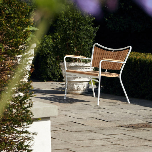 Marguerit havebænk 2-pers., hvid - Mandalay