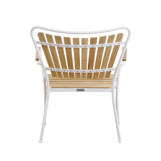 Marguerit lounge stol, hvid - Mandalay