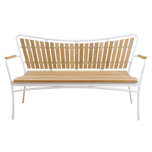 Marguerit havebænk 3-pers., hvid - Mandalay