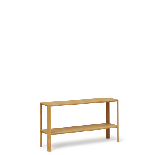 Lille træ reol med 2 hylder