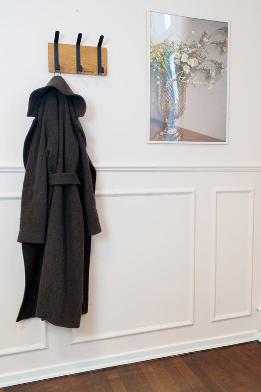 Jakke på knagerække