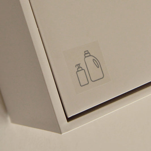 Visualisering af en sticker der er påsat en skraldespand fra recollector