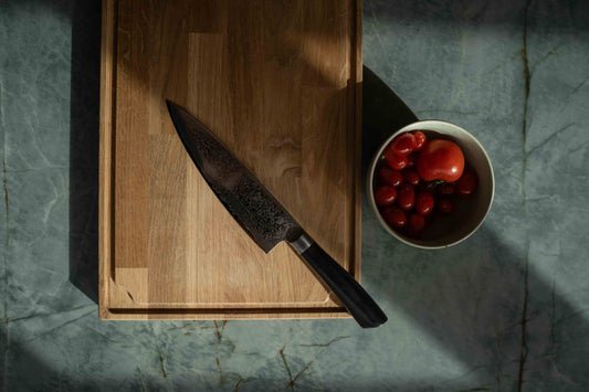 No. 9 - Skærebræt med saftrille (Stort)