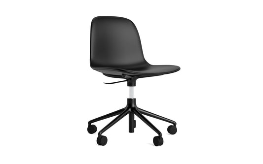 Form Chair Swivel 5W Gas Lift Full Upholstery Alu - Normann Copenhagen