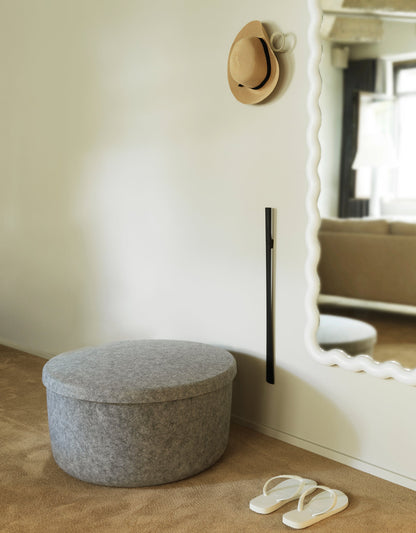 Hide Storage Pouf Large - Normann Copenhagen