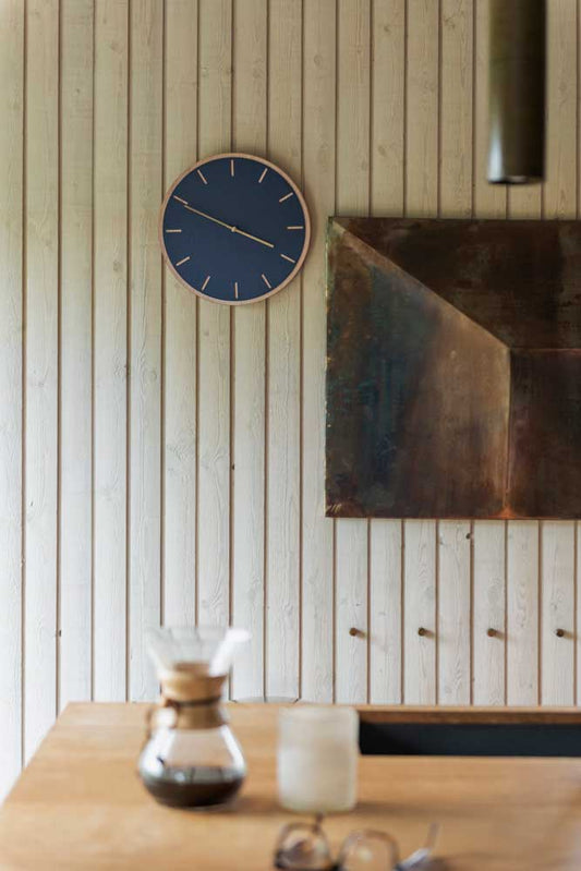 Smokey Blue Oak vægur Ø28/Ø38 - Hemverk